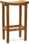 AquaTeak Patented 30" Tall Sumba Teak Bar Stool