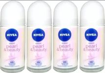 NIVEA Pearl & Beauty Deodorant Roll-on 4 Units of 25ml Deodorant Roll-on - For Women (100 ml, Pack of 4)