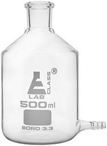 EISCO Aspirator Bottle, 500ml - with Outlet for Tubing - Borosilicate Glass Labs