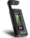 AKIELO+ Digital Battery Tester – Easy Read LCD Display – No Battery Required – Universal Household Battery Checker for Size AA AAA C D 9V 1.5 Cell
