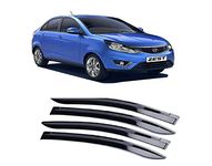 Empica Plastic Car Window Door Visor Rain Guard Side Wind Deflector Compatible with Tata Zest (Set of 4)