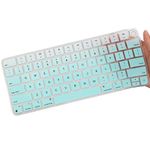 Keyboard Cover Skin for 2023 2021 Apple iMac 24 Inch Magic Keyboard M3 Chip/M1 Chip with Touch ID, Ultra Thin Keyboard Skin for 2024 2023 2022 2021 iMac 24 Model A2449 A2550 Protective Accessories