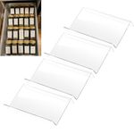 Delavala Acrylic Kitchen Spice Rack,Acrylic Spice Organizer,Kitchen Spice Rack Tray for Drawer/Countertop,4 Tier,Organize and Display Your Spices,and Seasonings(Jars not included)