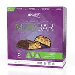 *NEW* No Sugar META BAR, Performance and Protein bar, Low Carb Snacks, Sugar Free Treats, Gluten Free, Healthy Snack Foods, Diabetic Friendly (Chocolate Peanut Crunch, 12 Bars)