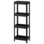 IKEA Vesken Shelf Unit Black 304.508.07