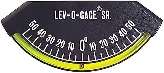 Sun Company Lev-o-gage Sr. Inclinometer and Tilt Gauge - Level for RV, Trailer, Camper, or 5th Wheel | Made in USA Leveling Gauge with High-Bond Adhesive