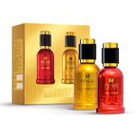 FOGG Men Spray Scent Chief And Commander Perfume Gift Set , Long-Lasting, Fresh & Powerful Fragrance Spray, Eau De Parfum - 2 X 50Ml (Pack Of 2), 100 Millilitres