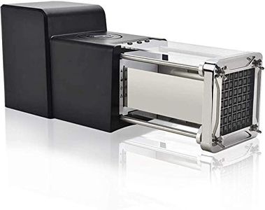 Sopito Cortador Eléctrico de Patatas Fritas, Profesional Eléctrico Cortador de Patatas Acero Inoxidable con Hoja de 12 mm