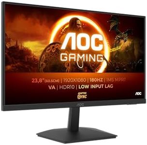 AOC Gaming 24G15N - 24 Inch Full HD Monitor, 180 Hz, 1ms, Adaptive Sync, HDR10 (1920x1080, 1x HDMI 2.0, 1x DisplayPort 1.4) Black