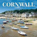 Cornwall 2025 Large Wall Calendar, by Fresh Publishing, Size 302mm x 604mm (Open), Thick & Sturdy Eco Friendly (FSC) Paper.