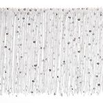 uxcell 1 Yard of 15cm/6" Sequin Fringe Trim Sparkling DIY Fringe Tassel Trim Ribbon for Costume Clothes DIY Sewing Crafts Decoration, (3.28 Ft/1m) White