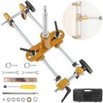 IRONWALLS Mortise Lock Jig, Door Lock Hole Opener Kit for Wooden Door with 3PCS Tungsten Steel Cutter Blade, Mortising Jig Tool Door Mortise Jig, Suitable for Angle Grinder & Electric Hand Drill