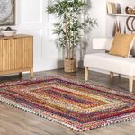 nuLOOM Tammara Hand Braided Area Rug, 8' x 11', Multi