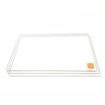 150mm x 230mm Borosilicate Glass Plate / Bed w/ Flat Polished Edge for Flashforge Creator & Makerbot Replicator 3D Printer - 3 Pack