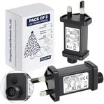 Cubeplug String Lights Indoor-Outdoor Power Adapter for CZJUTAI JT-EL/FC36V15W /12W /9W /7.2W /6W /4.5W /3.6W-IP44 Christmas Lighting, Multi Function Control Box (1)