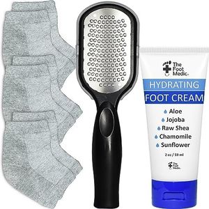 The Foot Medic Moisturizing Socks, Foot Cream and Foot File