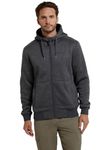 Mountain Warehouse Nevis II Mens Fur Lined Hoodie Black Large