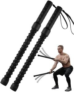 2PCS Weighted Ropeless Battle Ropes, Heave Duty Home Gym cordless Battle Rope for Advanced Fitness Training, Portable Arm Exerciser Ropes for Strength Building, Durable Core Strength Arm Muscle Builder Ropes