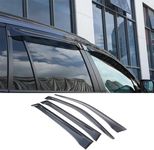 in-Channel Side Window Deflectors Compatible with Honda Pilot 2016-2022, Tape-On Smoke Side Window Deflectors, Car Windows Rain Guards, ABS
