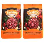 Truefarm Organic Red Rajma, Red Kidney Beans - 1Kg (Pack of 2 x 500g)