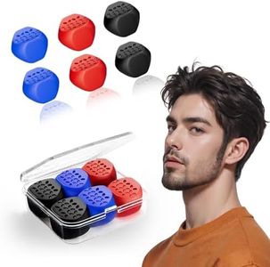 Jaw Exerciser, Powerful Jaw Trainer, Define Your Jawline, Slim and Tone Your Face, 3 Different Resistance Levels, Double Chin Reducer Eliminator, Look Younger, Silicone material is safer(6 Pcs)