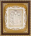 Osasbazaar Pure Silver Ram Darbar Photo Frame for Puja, Temple At Home- 97%-99% Pure BIS Hallmarked, Silver, Traditional, 18 X 15 Cms, Set of 1