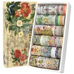 37 Rolls Vintage Washi Tape Set - Decorative Tape Floral Butterfly Mushroom Botanical, Adhesive Tape for Journaling Supplies, Scrapbooking, Junk Journal Supplies