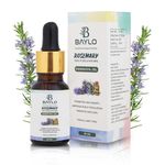 BAYLO Rosemary Essential Hair Oils for Hair Growth, Hair Fall Control and Nourishment, Skin Care | 100% Pure Rosemary Leaves Oil | 30ML