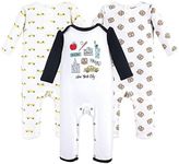 Hudson Baby Baby-Girls Cotton Coveralls, NYC, 3-6 Months