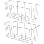 Orgneas Chest Freezer Organizer Bins Deep Freezer Basket Storage Rack Bins 16.5 Inch, 2 Pack