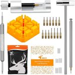 JOREST Watch Link Removal Tool, Watch Band Tool Kit, Repair Kit for Watch Bracelet Adjustment and Replacement and Resizing, With User Manual, Watch Link Remover, 20PCS Spring Bars, 13PCS Spare Needle