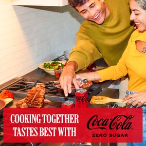 Coca-Cola Zero Sugar Soft Drink, 24 x 330ml Cans