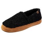 Acorn Men's Moc Slippers Moccasin, Recycled-Black, 10 Numeric_11_Point_5