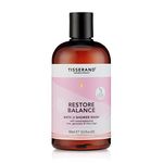 Tisserand Aromatherapy - Restore Balance Bath & Shower Wash - Perimenopause, Menopause & Menstruation Support for Women - Rose, Clary Sage & Geranium - 100% Natural Essential Oils - 400ml