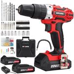 KITLUCK Cordless Drill Set, 20V Pow