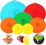 7 Pack Silicone Lids, Microwave Spl
