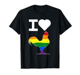 I Love Cock Dick Funny LGBT Gay Pride Rainbow T-Shirt