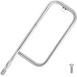 Uniflasy 41862 Grill Burner Tube for Weber Q200 Q220 Q2000 Q2200 Gas Grill, Stainless Steel Grill Burner Replacement Part for Weber 69956, 20.5 inch