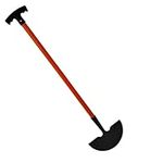 Unibos | HEAVY DUTY | Edging Knife | Gardening Edge Cutter | Boarder Edger Design | Lawn Edging Tool | Half Moon Lawn Edger | Sidewalks, Driveways, Gardens | Carbon Steel | 920mm