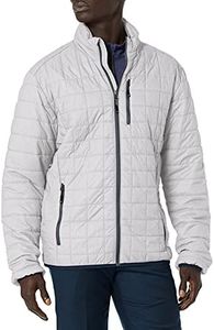 Cutter & Buck Men's Weather Resistant Primaloft Down Alternative Rainer Jacket, Polished, X-Large
