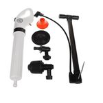 FEELING MALL Air Drain Blaster Cleaner Pipe Dredging Device Pneumatic Toilet Plunger to Clear Sewer Machine for Sewer Blockage Pressure Applied to Floor Drain Kitchen Basin Bathroom Clogged Pipe