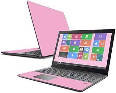 MightySkins Skin Compatible with Lenovo IdeaPad 320 17" (2017) - Solid Pink | Protective, Durable, and Unique Vinyl Decal wrap Cover | Easy to Apply, Remove, and Change Styles | Made in The USA
