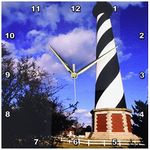 3dRose Cape Hatteras Lighthouse, North Carolina US34 BBA0000 Bill Bachmann Wall Clock, 13 by 13"