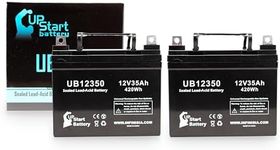 2 Pack Replacement for Electric Mobility Rascal Balance 600B Battery - Replacement UB12350 Universal Sealed Lead Acid Battery (12V, 35Ah, 35000mAh, L1 Terminal, AGM, SLA)