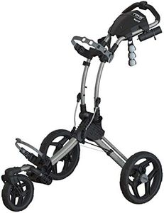 Clicgear Rovic Swivel RV1S Golf Push Cart-Silver/Black
