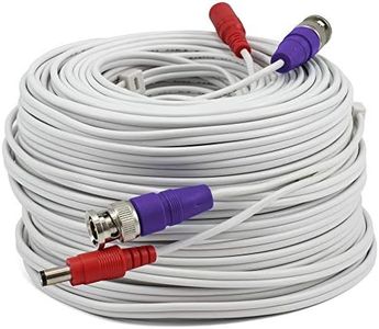 Swann Câble coaxial BNC pour système de caméra de sécurité CCTV - Câbles d'extension audio vidéo - Certifié UL et résistant au feu - 60 m - Câble BNC de 61 m (SWPRO - 60ULCBL)