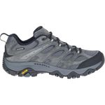 Merrell Womens Moab 3 Waterproof Hiking Shoe, Granite, 8