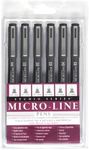 Studio Series Micro-Line Pigment Ink Pen Set (Set of 6)