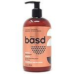 Basd Organic Moisturizing Body Wash, Seductive Sandalwood, Natural Skin Care, Vegan, Hypoallergenic, 15.2 Ounce Bottle