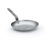 MINERAL B Round Carbon Steel Omelet-pan 9.5-Inch